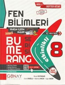 Bumerang Serisi - 8. Sınıf Etkinlikli Fen Bilimleri Soru Bankası
