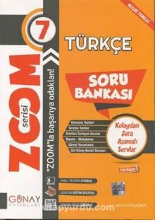 Zoom Serisi - 7. Sınıf Türkçe Soru Bankası - Berna Gülgönül