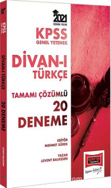2021 KPSS Genel Yetenek Divanı Türkçe Tamamı Çözümlü 20 Deneme