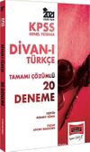 2021 KPSS Genel Yetenek Divanı Türkçe Tamamı Çözümlü 20 Deneme