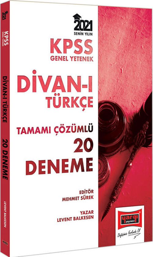 2021 KPSS Genel Yetenek Divanı Türkçe Tamamı Çözümlü 20 Deneme
