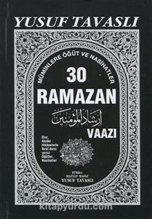30 Ramazan Vaazı (Kod: B09) - Yusuf Tavaslı