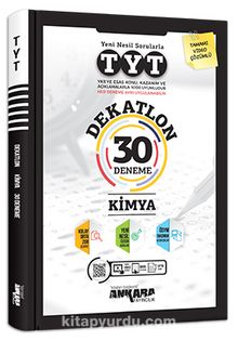 TYT Dekatlon Kimya 30 Deneme - Serdar Bilgen