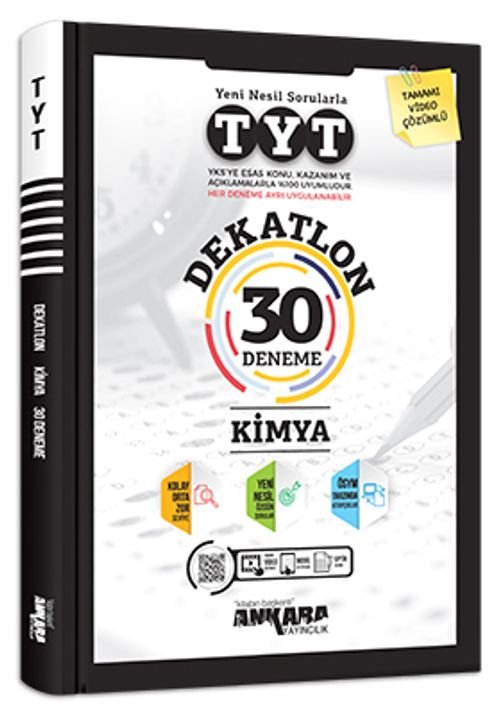 TYT Dekatlon Kimya 30 Deneme