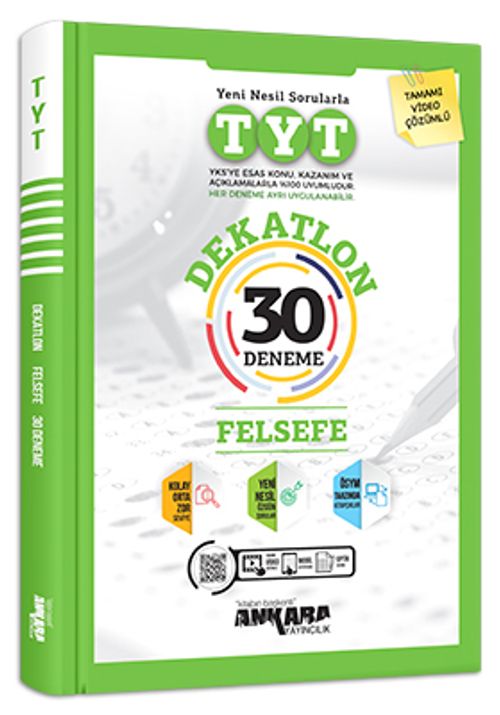 TYT Dekatlon Felsefe 30 Deneme
