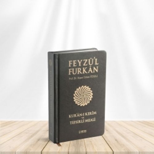 Feyzü'l Furkan Kur'an-ı Kerim ve Tefsirli Meali / Cep Boy - Deri Cilt 
