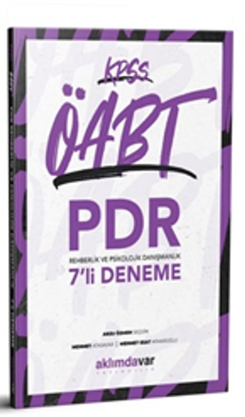 KPSS ÖABT Rehberlik ve Psikolojik Danışmanlık 7 Deneme