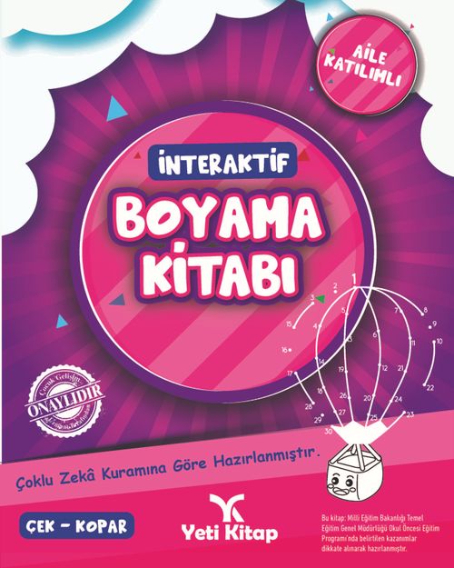 İnteraktif Boyama Kitabı 1 (Pembe)