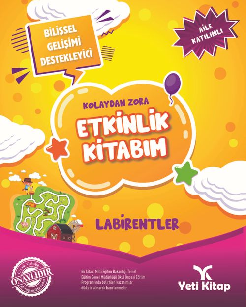 Kolaydan Zora Etkinlik Kitabım / Labirentler