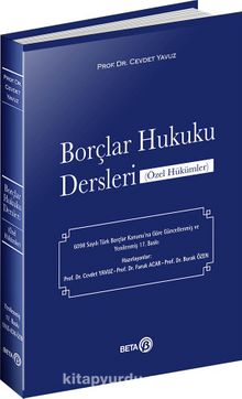 Borçlar Hukuku Dersleri (Özel Hükümler) - Bilinmeyen Yazar