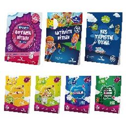 4-6 Yaş Okul Öncesi Seti (7 Kitap)