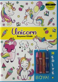 Minik Ressamlar Unicorn Boyama Kitabı