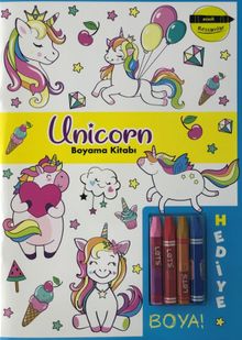 Minik Ressamlar Unicorn Boyama Kitabı