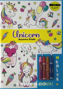 Minik Ressamlar Unicorn Boyama Kitabı - Bilinmeyen Yazar