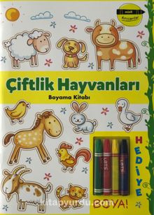 Minik Ressamlar Çiftlik Hayvanları Boyama Kitabı - Bilinmeyen Yazar