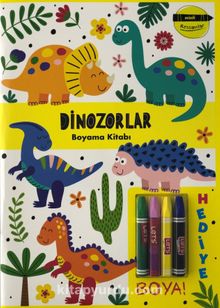 Minik Ressamlar Dinozorlar Boyama Kitabı - Bilinmeyen Yazar