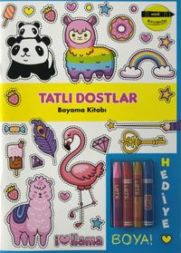 Minik Ressamlar Tatlı Dostlar Boyama Kitabı