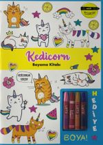 Minik Ressamlar Kedicorn Boyama Kitabı