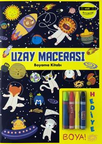 Minik Ressamlar Uzay Macerası Boyama Kitabı