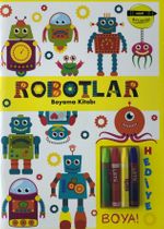 Minik Ressamlar Robotlar Boyama Kitabı