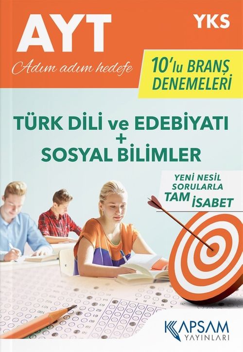 AYT Türk Dili ve Edebiyatı-Sosyal Bilimler 10'lu Deneme Seti 