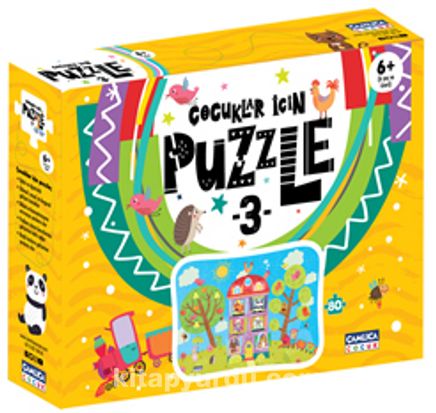 Çocuklar İçin Puzzle 3 (Kutulu)