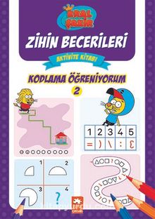 Kodlama Öğreniyorum 2 / Kral Şakir Zihin Becerileri Aktivite Kitabı - Varol Yaşaroğlu