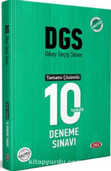 DGS Tamamı Çözümlü 10 Deneme Sınavı - Kolektif