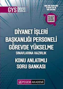 2021 Diyanet İşleri Başkanlığı Personeli Görevde Yükselme Sınavlarına Hazırlık Konu Anlatımlı Soru Bankası