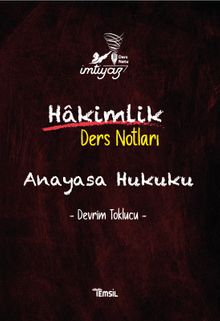İmtiyaz Hakimlik Anayasa Hukuku Ders Notları