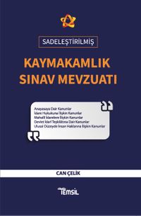 Sadeleştirilmiş Kaymakamlık Sınav Mevzuatı