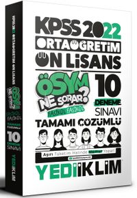 2022 KPSS Ortaöğretim Ön Lisans Genel Yetenek Genel Kültür Tamamı Çözümlü 10 Fasikül Deneme