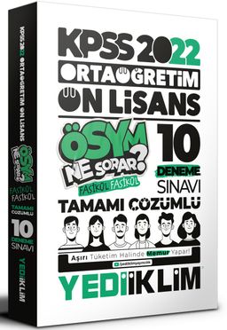 2022 KPSS Ortaöğretim Ön Lisans Genel Yetenek Genel Kültür Tamamı Çözümlü 10 Fasikül Deneme