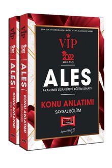 2022 ALES VIP Sayısal ve Sözel Konu Anlatımı Seti ( 2 Kitap) - Kolektif