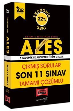 2022 ALES Ekonomik Seri Tamamı Çözümlü Çıkmış Sorular Son 11 Sınav