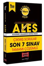 2022 ALES Ekonomik Seri Tamamı Çözümlü Çıkmış Sorular Son 7 Sınav