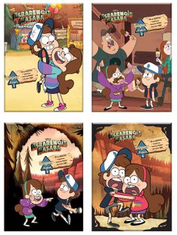 Disney - Esrarengiz Kasaba Süper Paket Seti (4 Kitap)