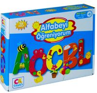 Alfabeyi Öğreniyorum Okul Öcesi Oyun Seti 3+yaş & Eğitici Öğretici 58 Parça Puzzle Oyun Seti