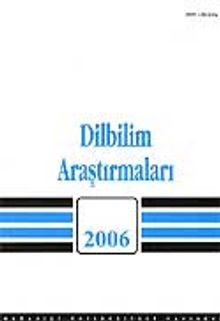 Dilbilim Araştırmaları 2006