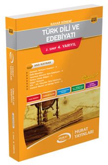 Türk Dili ve Edebiyatı 2. Sınıf 4. Yarıyıl 