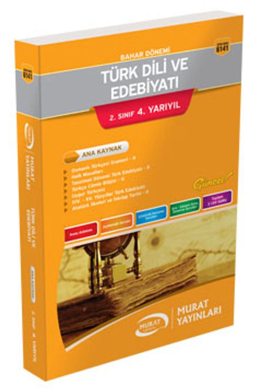 Türk Dili ve Edebiyatı 2. Sınıf 4. Yarıyıl 