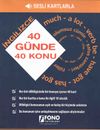 40 G&uuml;nde 40 İngilizce Konu (Kelime Kartı)