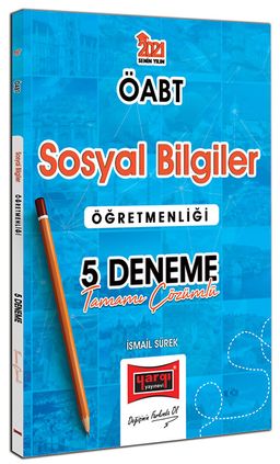 2021 ÖABT Sosyal Bilgiler Öğretmenliği Tamamı Çözümlü 5 Deneme