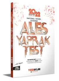 2022 Master Serisi Ales Sayısal-Sözel Yetenek Çek Kopart Yaprak Test