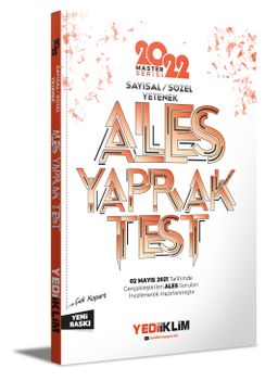 2022 Master Serisi Ales Sayısal-Sözel Yetenek Çek Kopart Yaprak Test