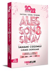ALES Sayısal-Sözel Yetenek Tamamı Çözümlü Son 8 Sınav Çıkmış Sorular