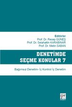 Denetimde Seçme Konular 7 Bağımsız Denetim - İç Kontrol İç Denetim