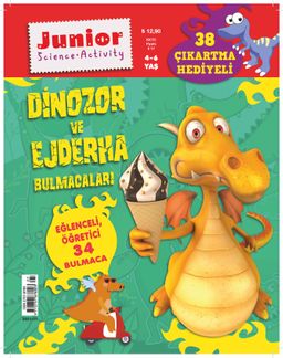 Dinazor ve Ejderha Bulmacaları - Eğlenceli Öğretici 34 Bulmaca 38 Çıkartma Hediye 