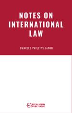 Notes On International Law 