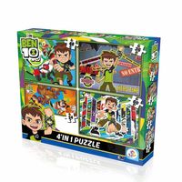 48 + 36 + 24 + 60 Parça Puzzle: Ben 10(76192)